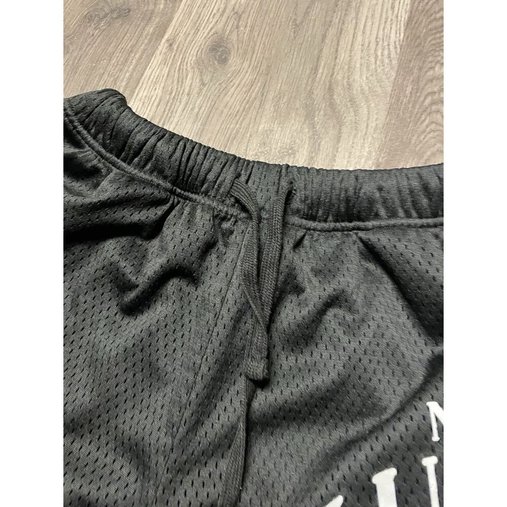 Pacsun Cherry 8 Ball Mesh Shorts Black Womens Size Medium Not Lucky Just Blessed - Picture 3 of 7